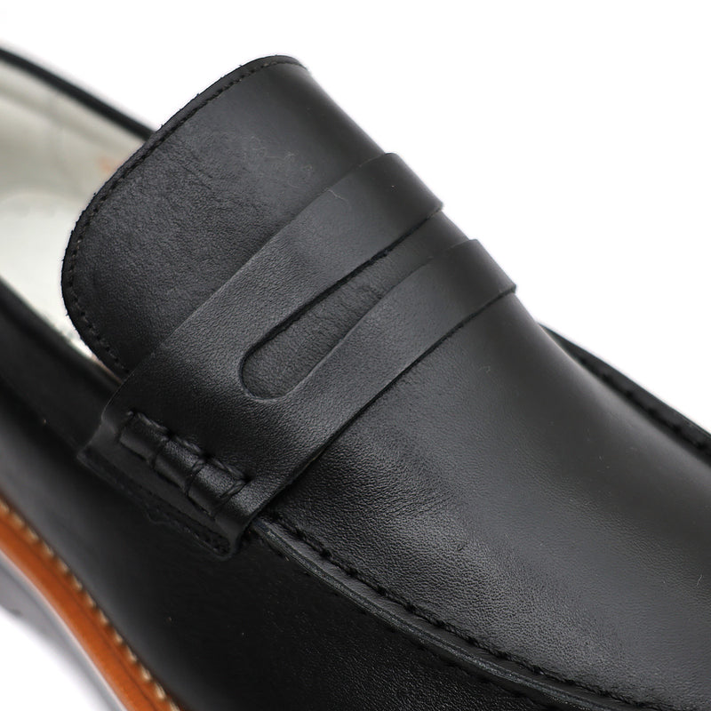 Sapato em Couro Legítimo Preto Maldivas - Harvello