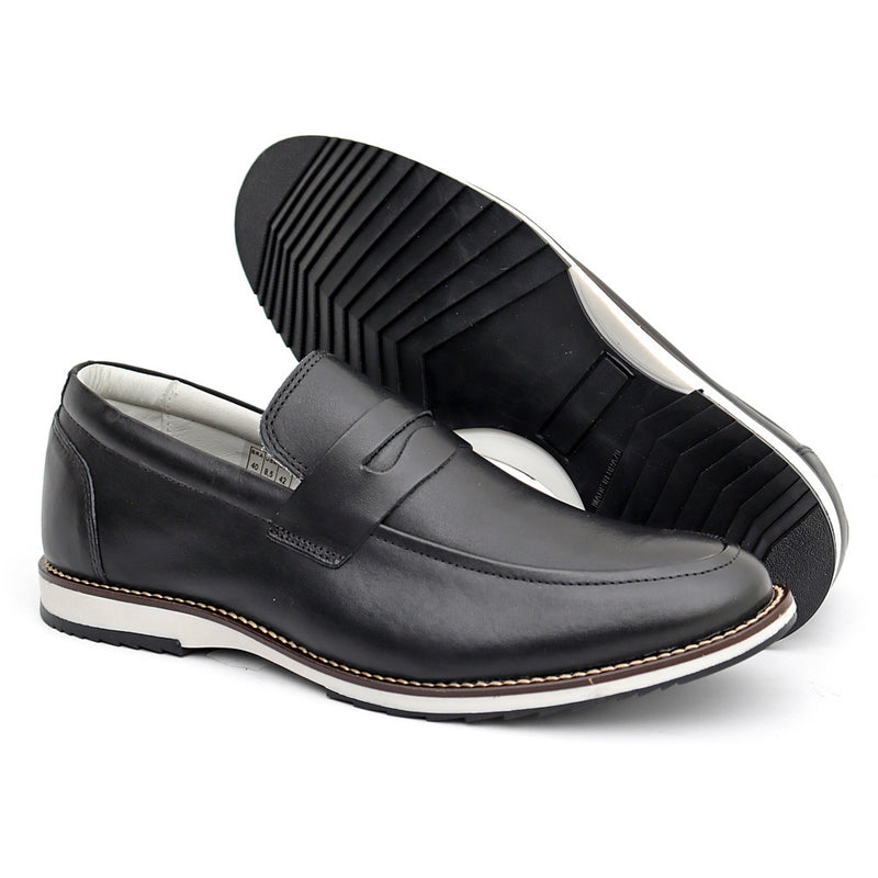 Sapato Casual Preto Masculino Andorra - Harvello