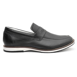 Sapato Casual Preto Masculino Andorra - Harvello