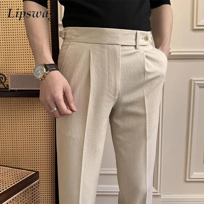 Calça Slim Masculina de Alfaiataria - Nappoli