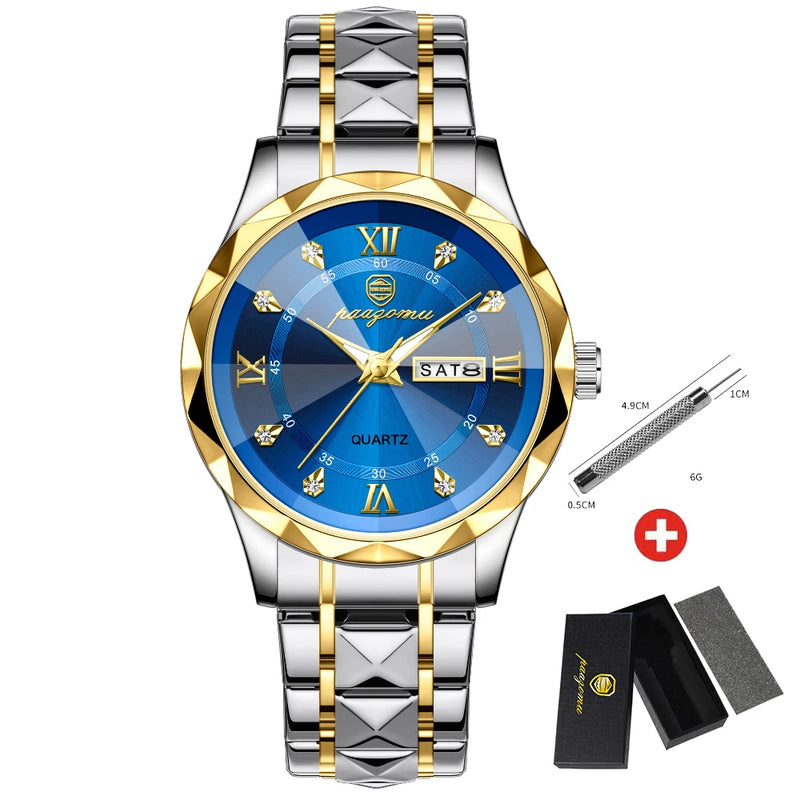 Relógio Masculino GoldenWhite - Harvello