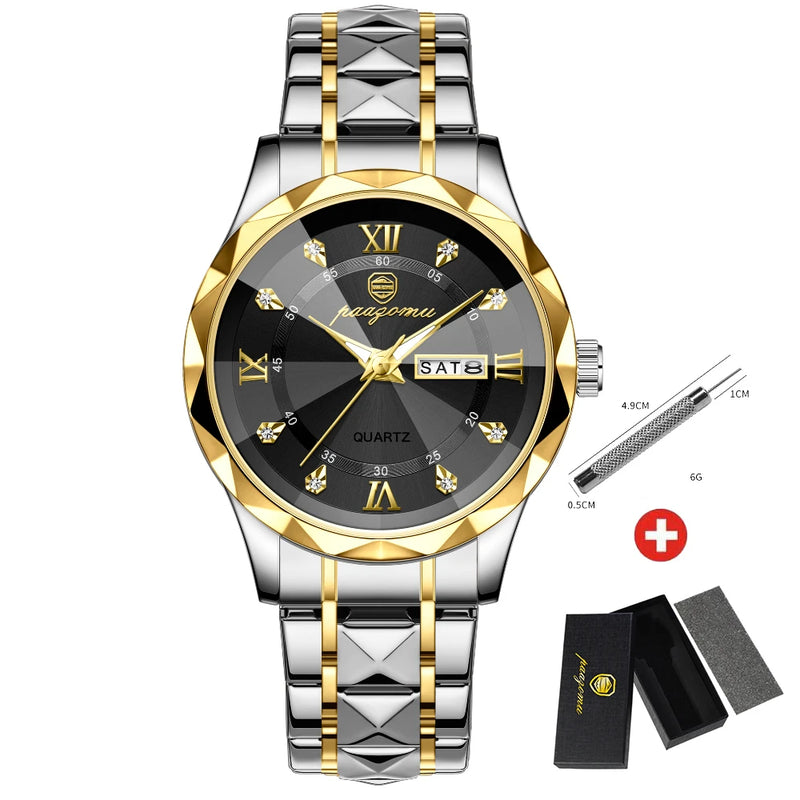 Relógio Masculino GoldenWhite - Harvello