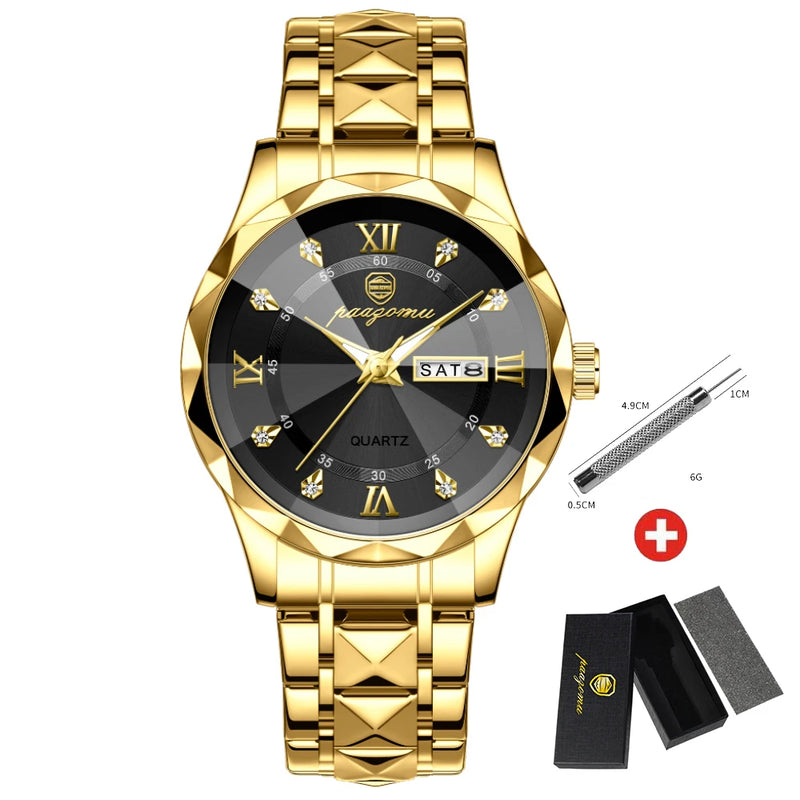Relógio Masculino GoldenWhite - Harvello