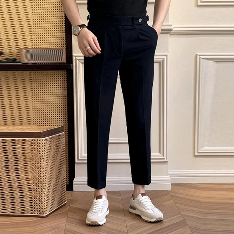 Calça Slim Masculina de Alfaiataria - Nappoli