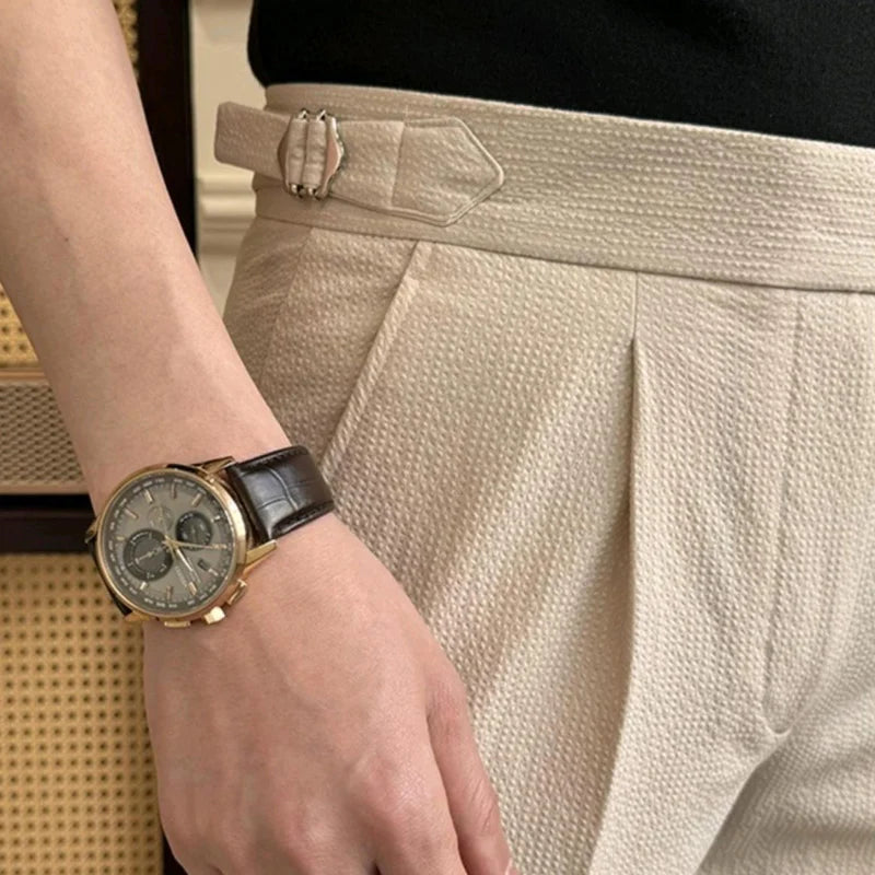 Calça Slim Masculina de Alfaiataria - Nappoli