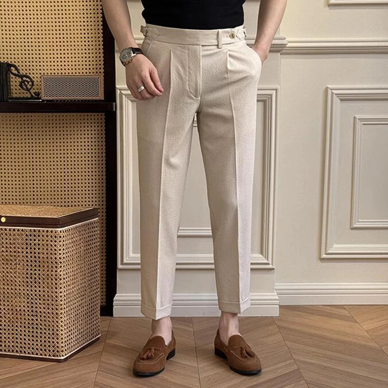 Calça Slim Masculina de Alfaiataria - Nappoli